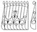 Кованая решетка 29