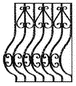 Кованая решетка 39